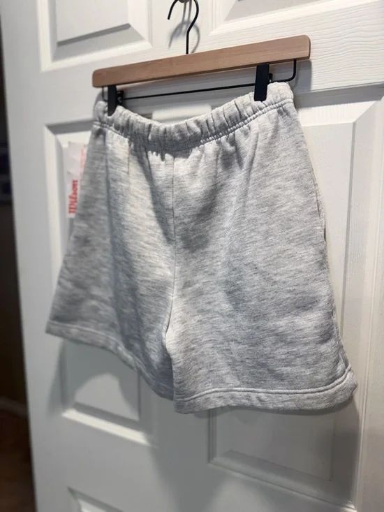 Wilson All Sport Shorts NWT Gray Small Men’s Athletic Sweat Shorts - Picture 6 of 7